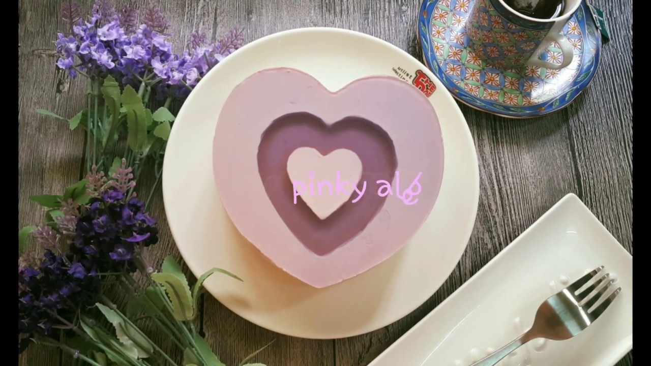 紫米優格香蕉慕斯蛋糕 purple rice yogurt with banana mousse cake no bake