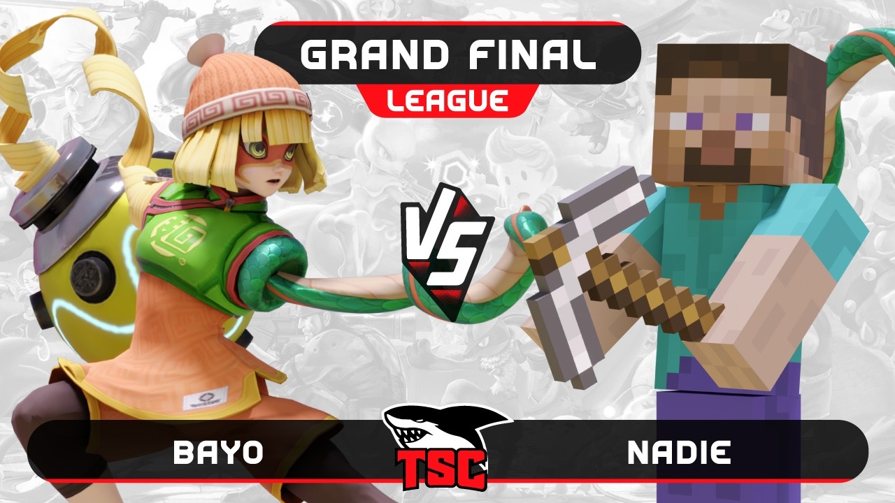 Nadie (Steve) vs Bayo (Min Min) - Grand Final - Smacho League 17 - SSBU