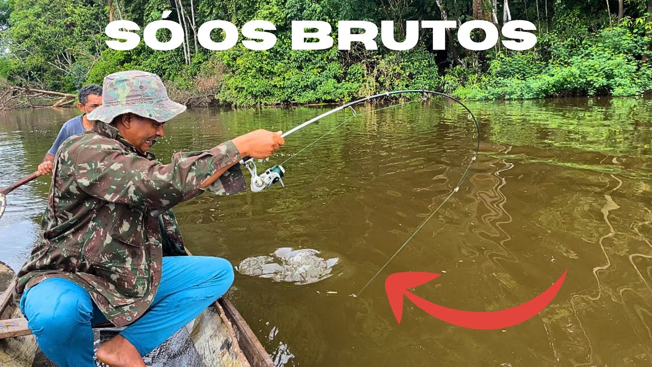 AS MELHORES ISCAS OS MELHORES PEIXES: COMO PESCAR PACÚ COM VARA ,TESTANDO ISCA ARTIFICIAL