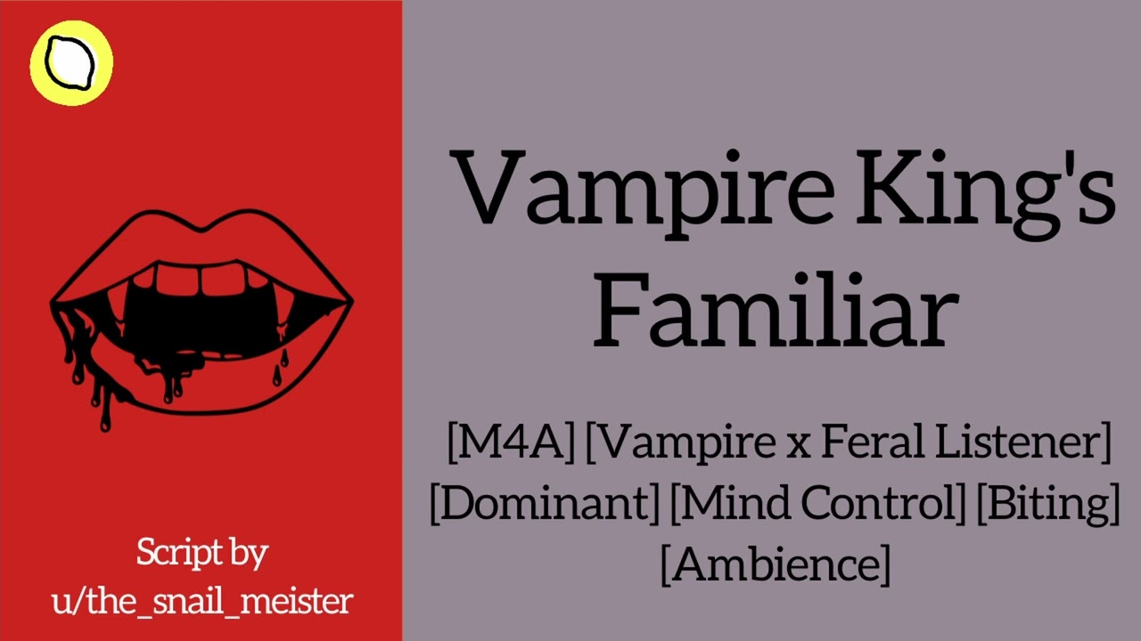 Vampire King's Familiar [M4A ASMR Roleplay] [Vampire x Listener]