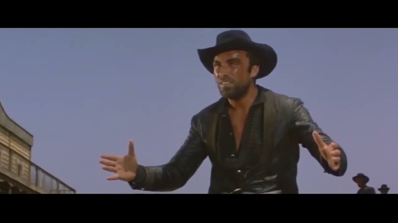 Sieghardt Rupp & Roberto Miali in Spaghetti Western Fight Scene from 