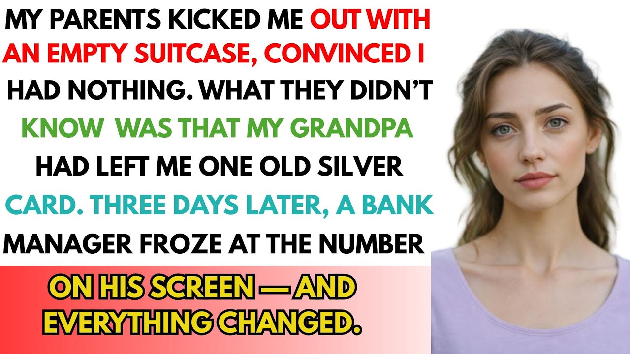 My Parents Kicked Me Out. I Used My Grandpa’s Old Card — And The Bank Manager Froze at $1.2 Billion
