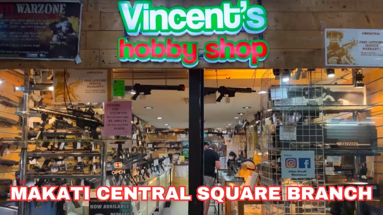 AIRSOFT PISTOL PRICE LIST AS OF MARCH 2025 | VINCENT’s HOBBY SHOP | MAKATI CINEMA SQUARE