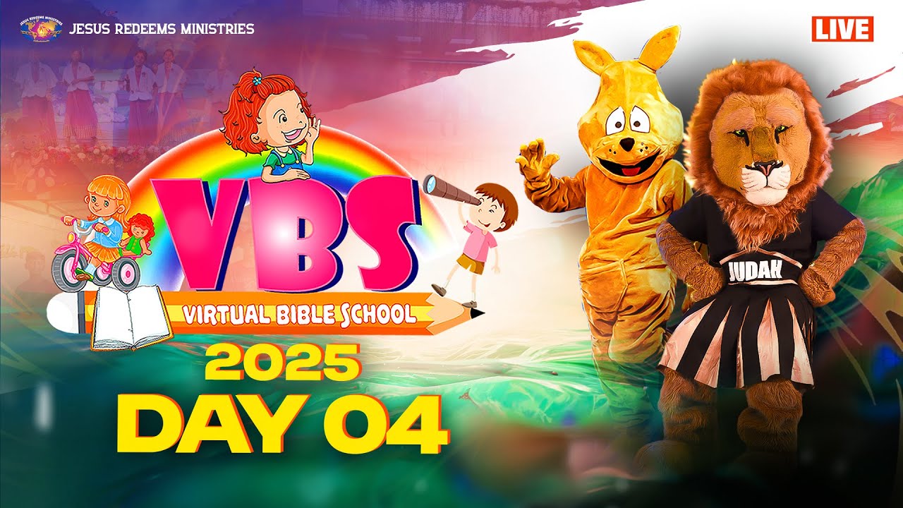🔴🅻🅸🆅🅴 || VBS 2025 | Day 4 | Virtual Bible School | Jesus Redeems | 30 April, 2025
