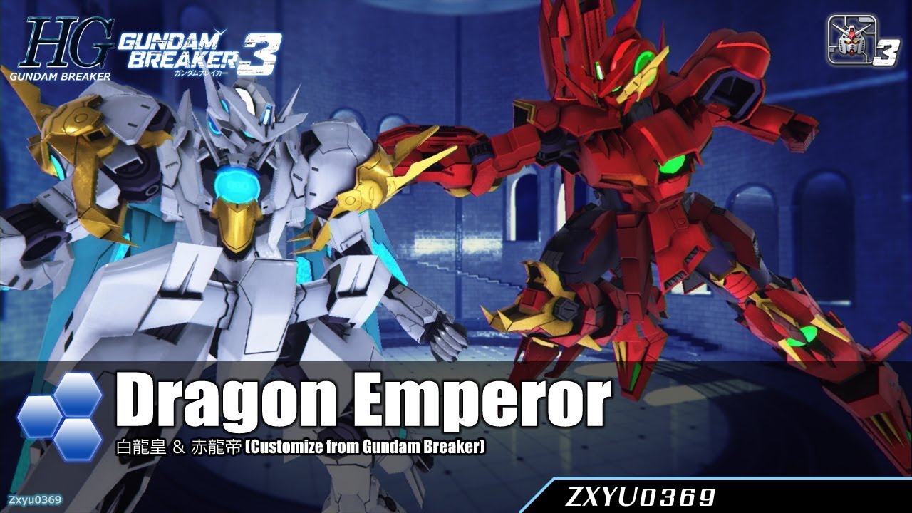 [PS4] Gundam Breaker 3 : Dragon Emperor [Customized Build]