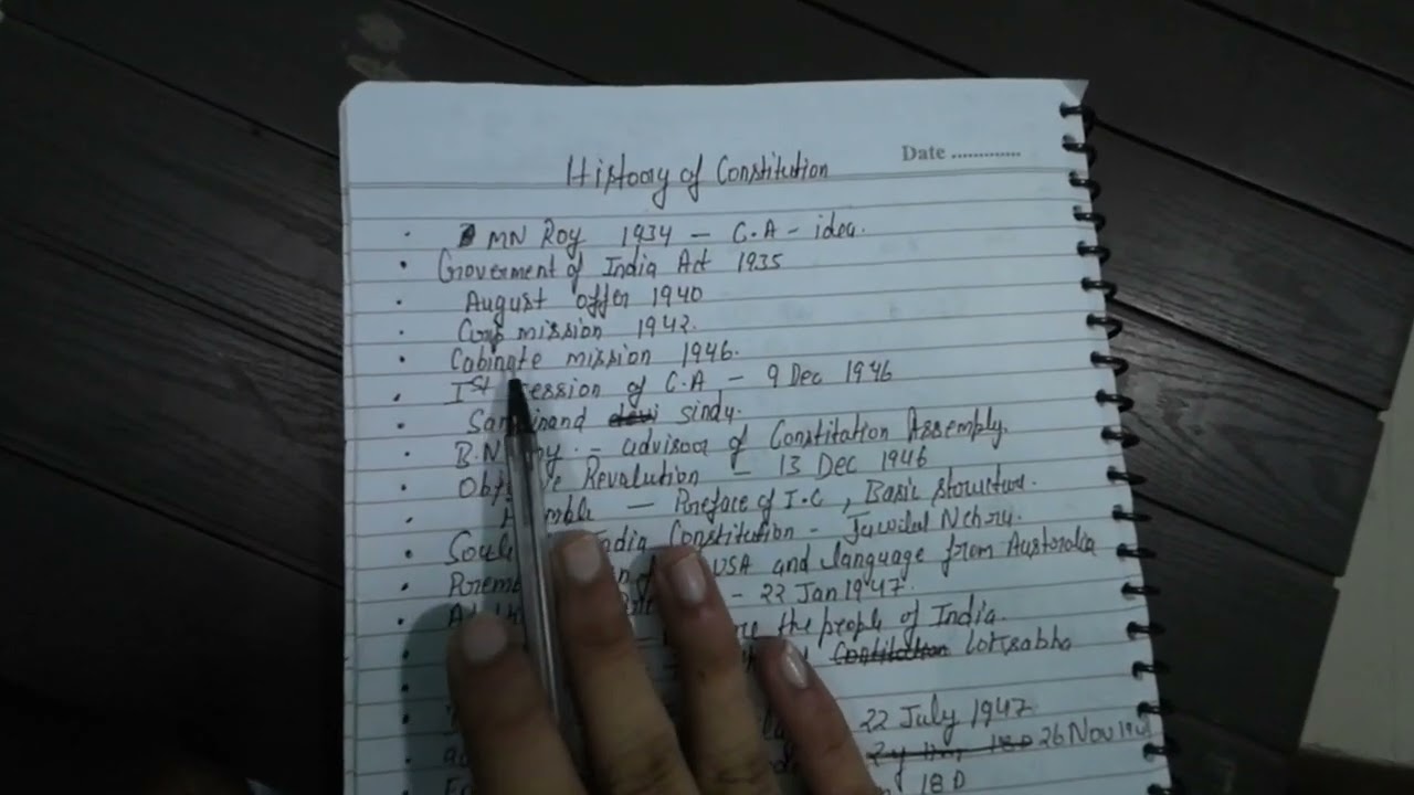 Keywords recole before the exam  history of indian constitution