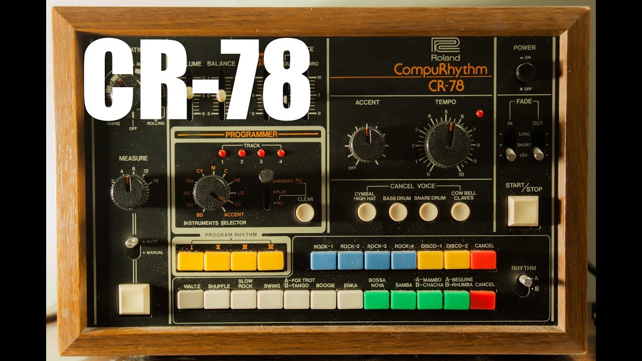 Roland CR 78 Sound Test