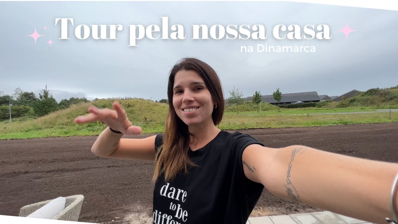 TOUR PELA NOSSA CASA na Dinamarca - finalmente!