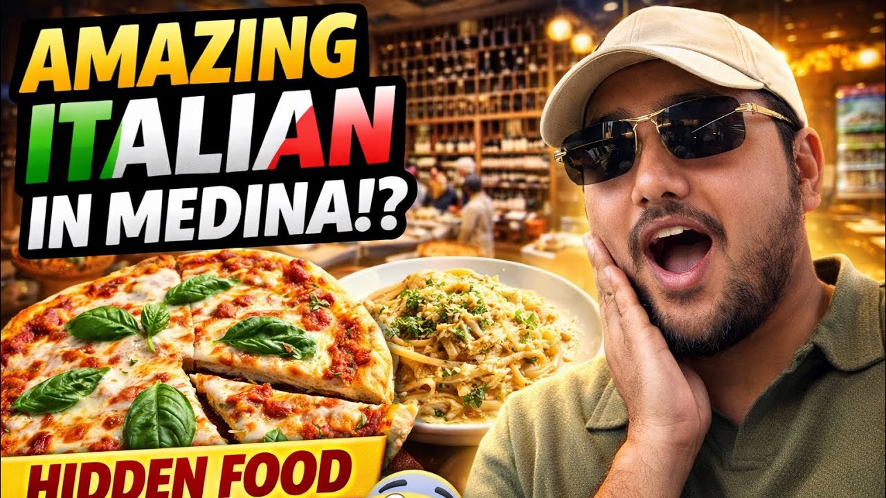 I Found an AMAZING Italian Restaurant in Medina 🇮🇹🍝 (Hidden Food Spot!) 