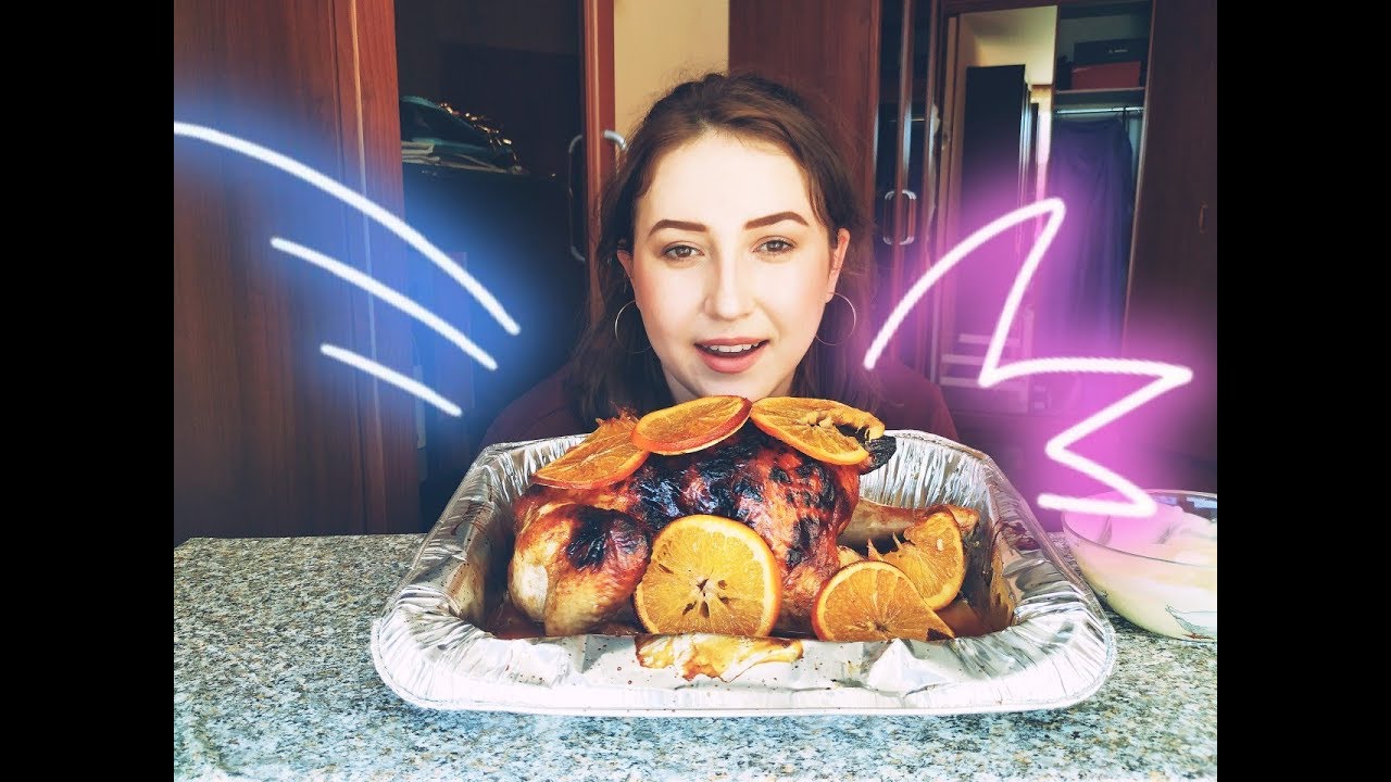 Курочка целиком |WHOLE ROTISSERIE CHICKEN | eating show | 먹방