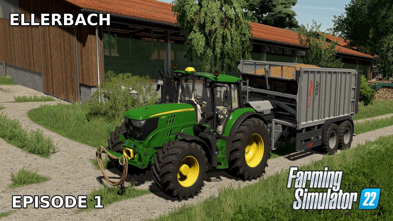 AMAZING NEW MAP! Ellerbach FS22 Ep 1