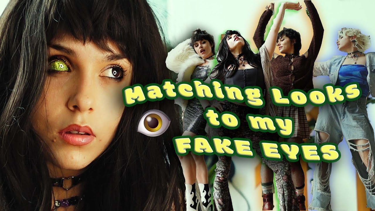 Matching outfits to my fake eye collection! 👁️