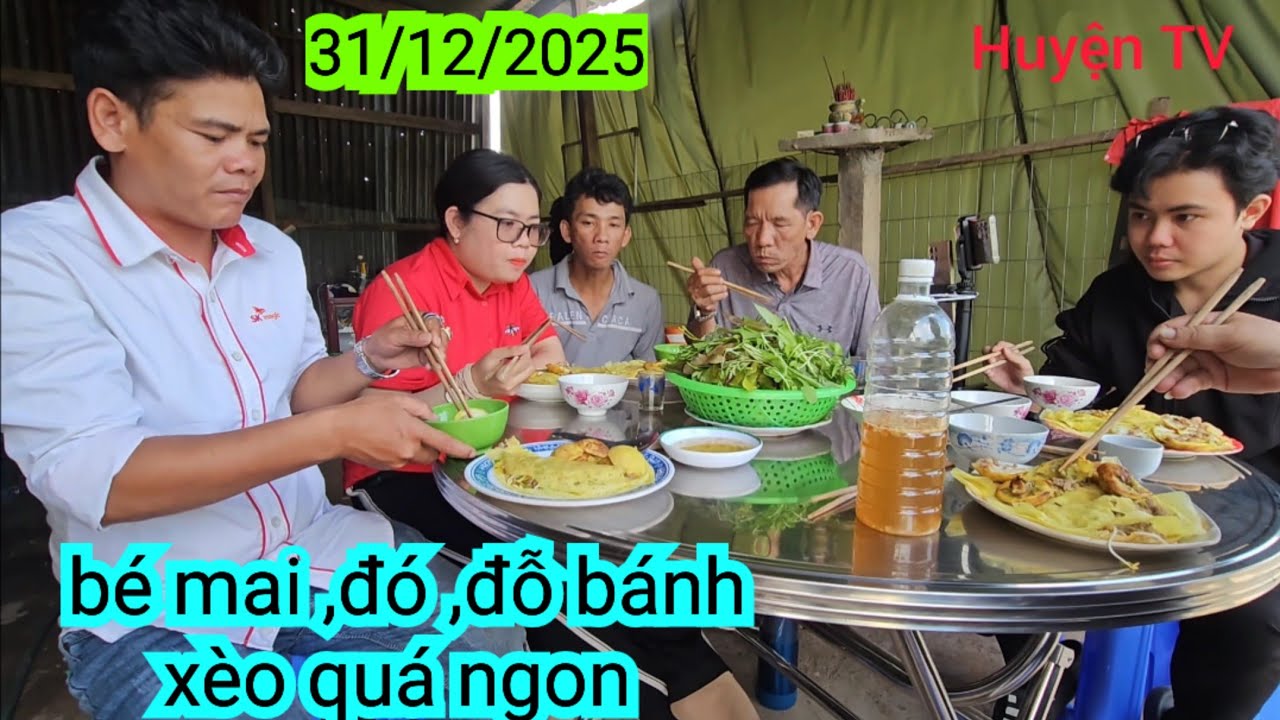BÁNH XÈO CỦA BÉ MAI ,ĐÓ ĐỖ QUÁ NGON