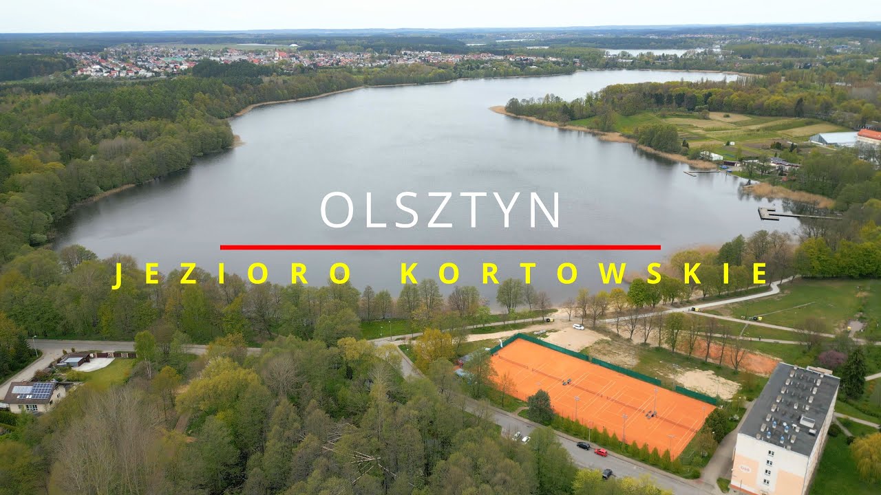 Olsztyn, Jezioro Kortowskie | Kortowskie lake | DJI Mini 3 Pro 4K