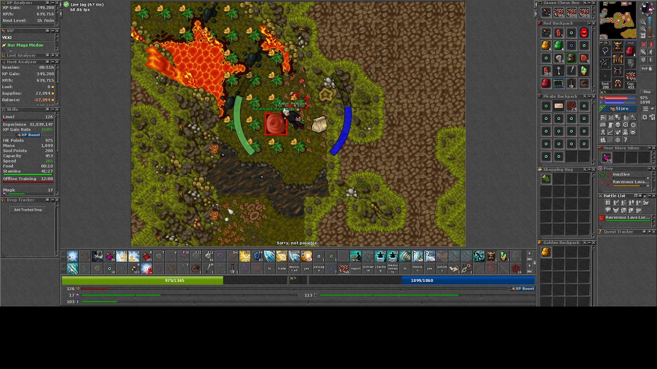Hunt Lava Lurker First Resp Full (RP) lvl 100+ (no double) (no rapid resp)