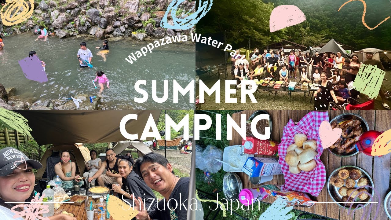 3 Days 2 Nights Camping | Wappazawa Water Park | Shizuoka, Japan