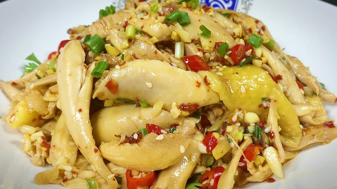手撕鸡腿这样做太香了，嫩滑鲜香，步骤简单几分钟就学会，真过瘾【一画美食】