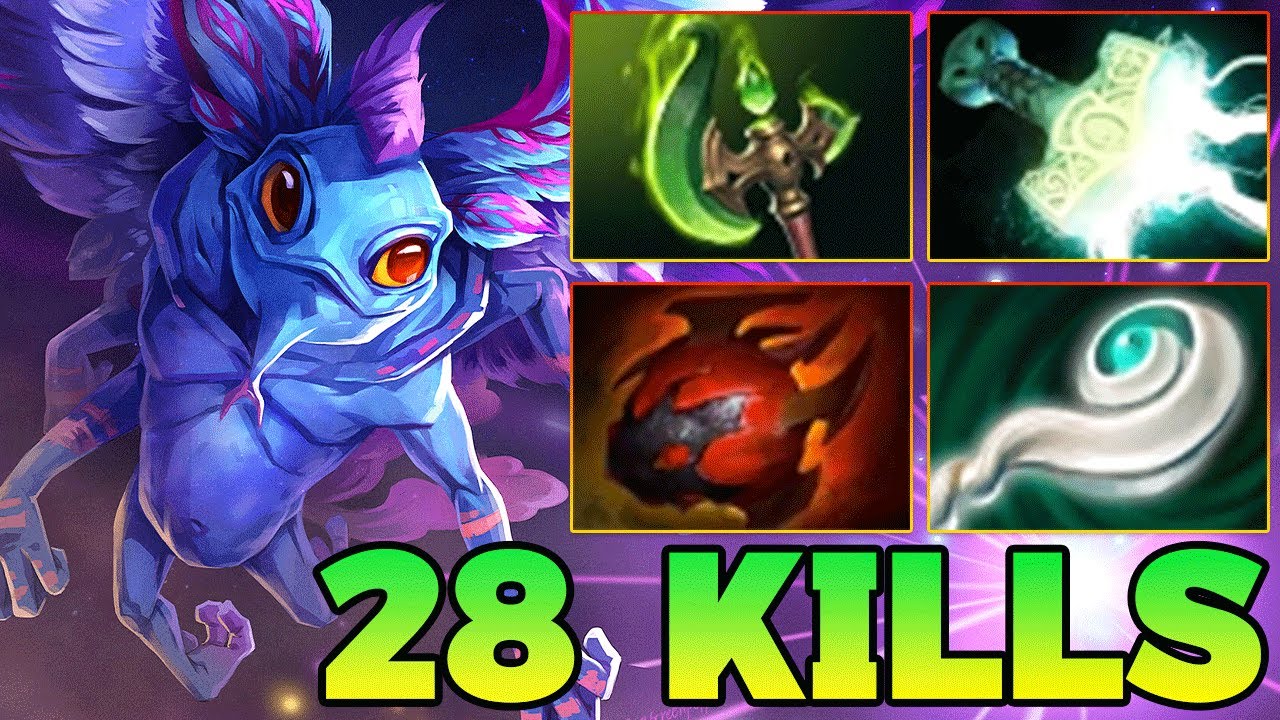 28 Kills Puck Dota 2 !! Puck Dota 2 Mid Pro Gameplay Tutorial Support Guide 7.39 7.40