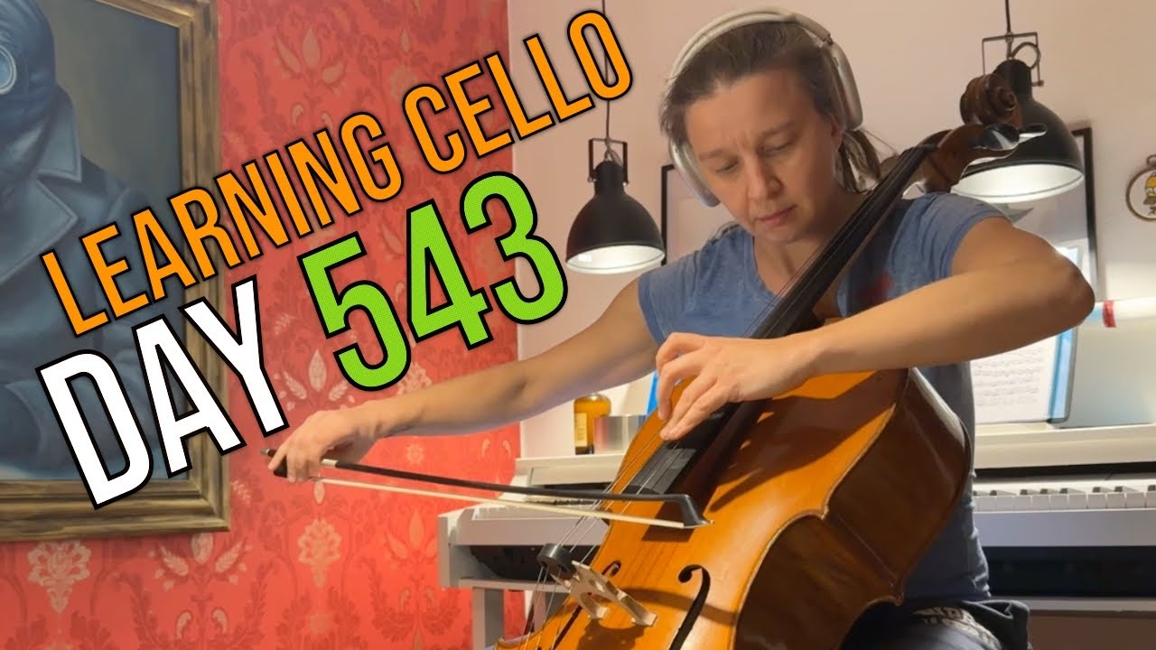 Day 543 learning cello : Berceuse op. 16 by G. Fauré
