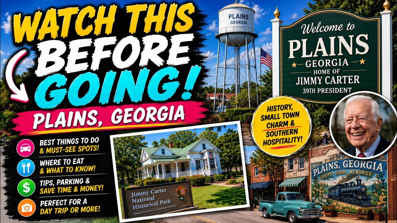 Watch This Before Going to Plains, Georgia!  [Plains Historic Inn Tour]