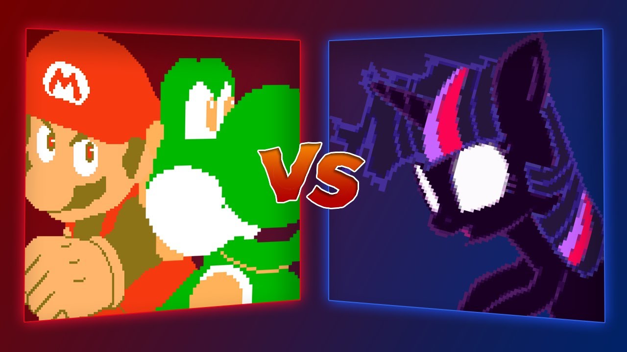 MUGEN Battle - Madness Mario/Madness Yoshi vs Nightmare Sparkle