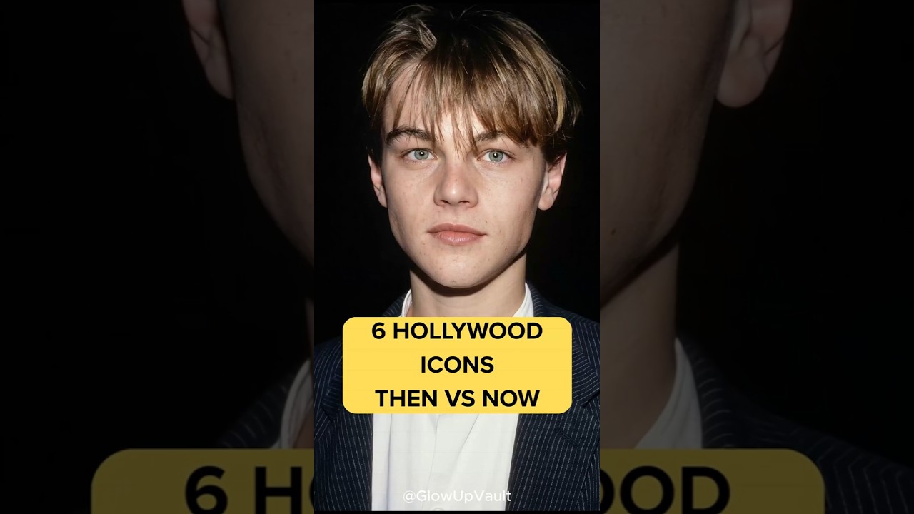Top 6 Hollywood Icons Then vs Now #hollywood #beforeandafter #thenandnow #leonardodicaprio