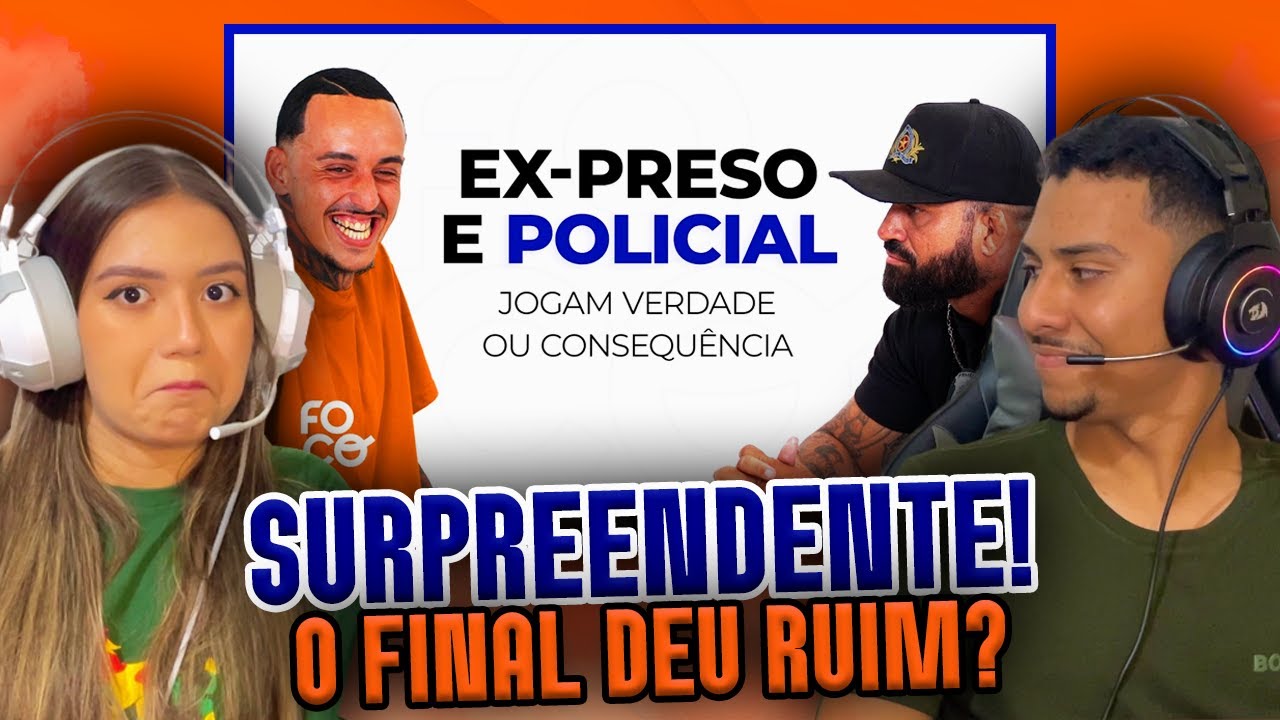 Na tela react | Ex-Preso e Policial Jogam Verdade ou Consequência - Canal Foco