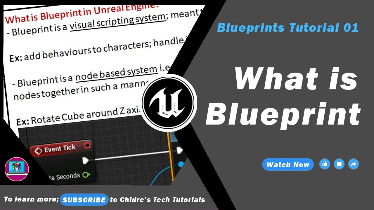 Blueprints Tutorial 01 - What is Blueprint in Unreal Engine with Example?