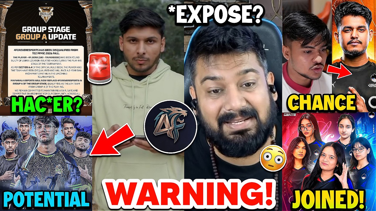 4Forever Esports Banned 🚨 Rocky RDX Warning to All 🥶 TSG Legend Not Playing Why, S8UL Elite Poten?😳