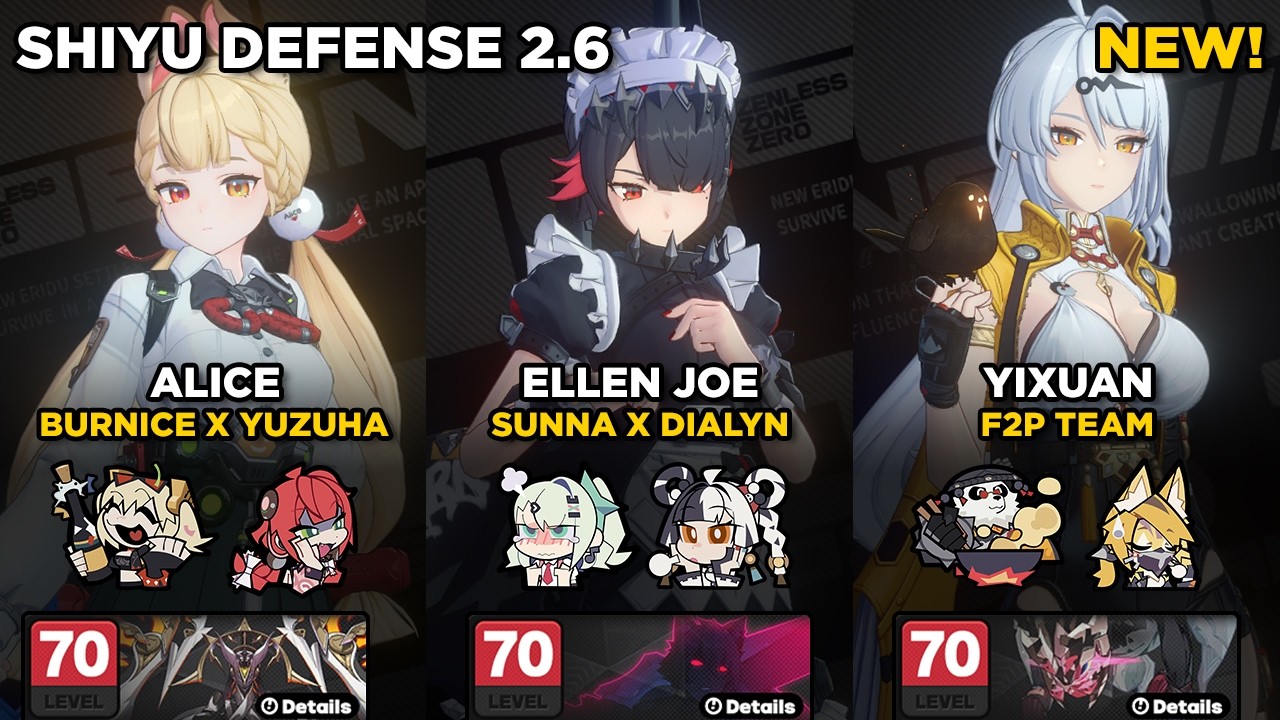 M0 Alice, M0 Ellen & M0 Yixuan F2P Team! | NEW Shiyu Defense 2.6 Cycle 2 | Zenless Zone Zero