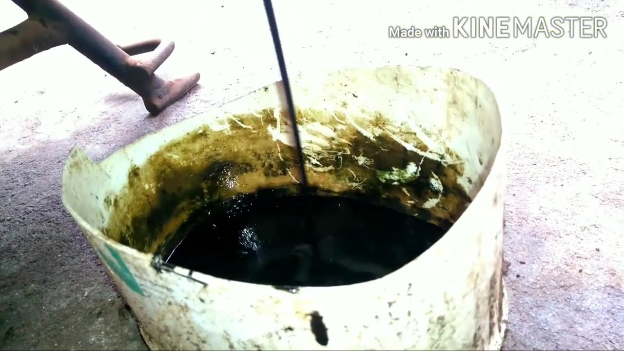 Diesel bullet oil change complete process