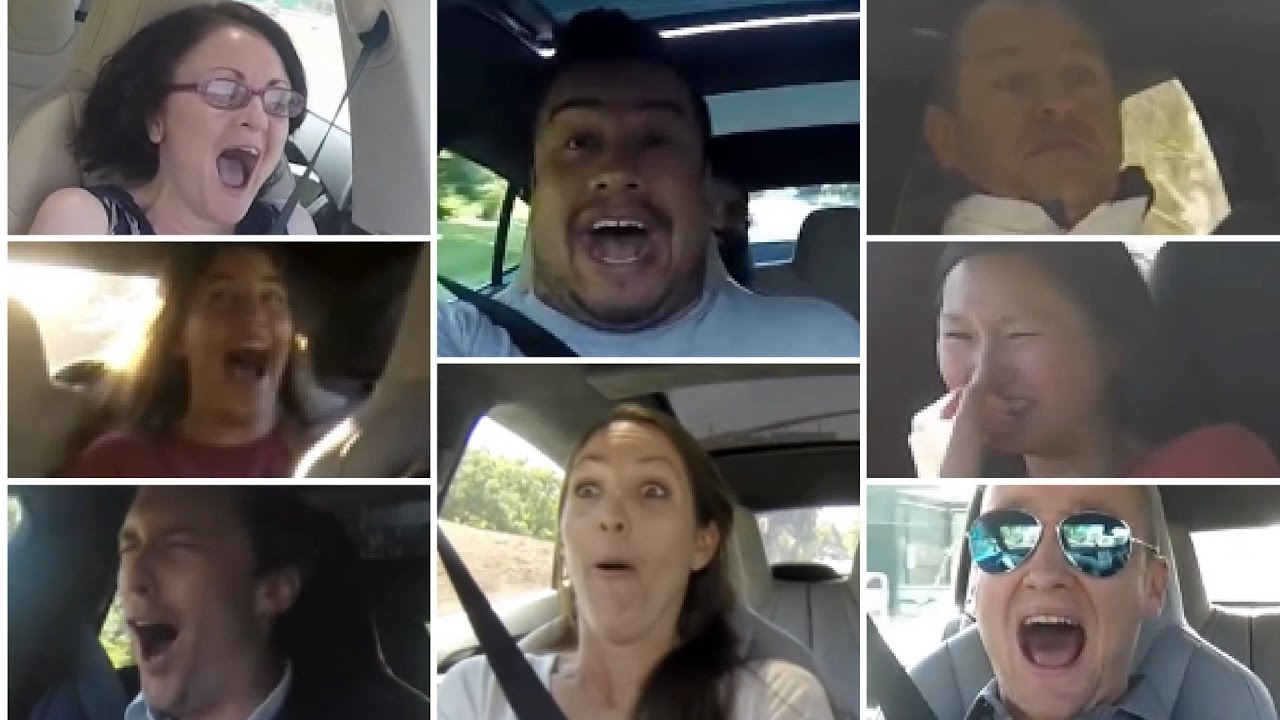Tesla Launch Reactions INSANE compilation