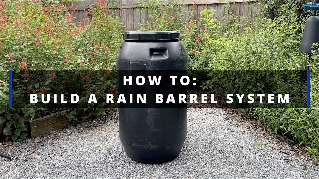Quick & Easy: DIY Rain Barrel from UF/IFAS Extension Duval County