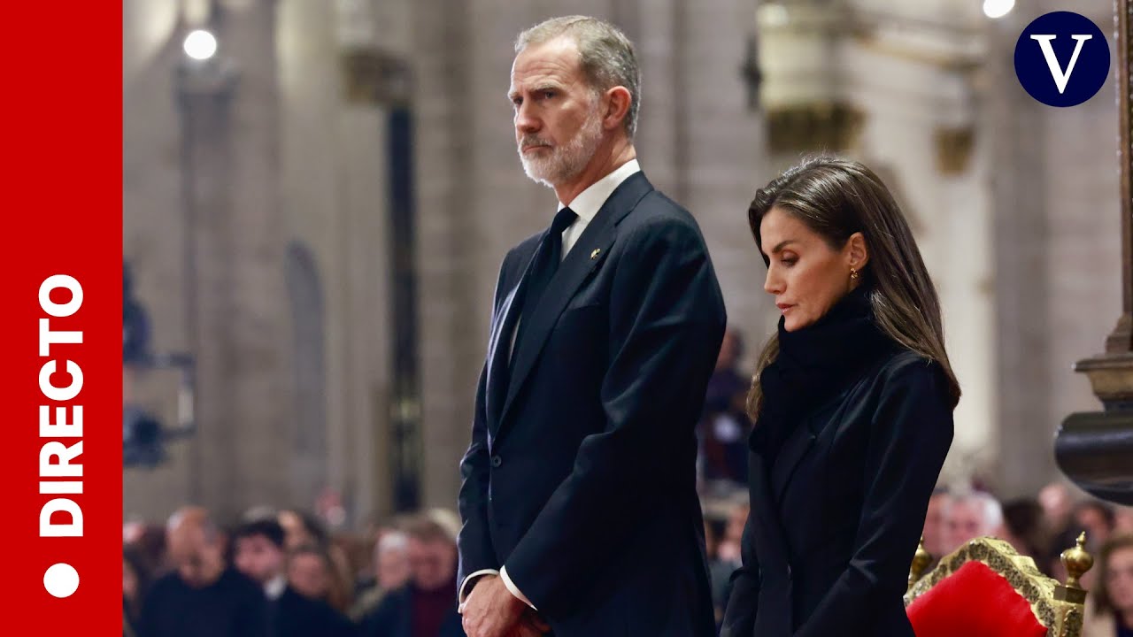 Los Reyes asisten al funeral de Estado en Valencia por las víctimas de la dana