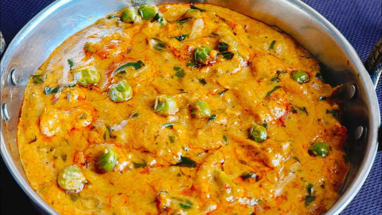 Malai Matar Methi Recipe | Matar Methi Recipe | Dhaba Style Matar Methi Recipe 