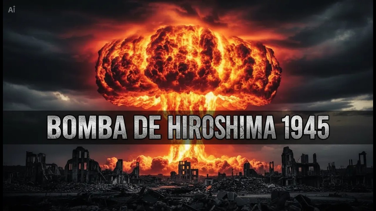 La tragedia de Hiroshima, 1945 Bomba Atomica.