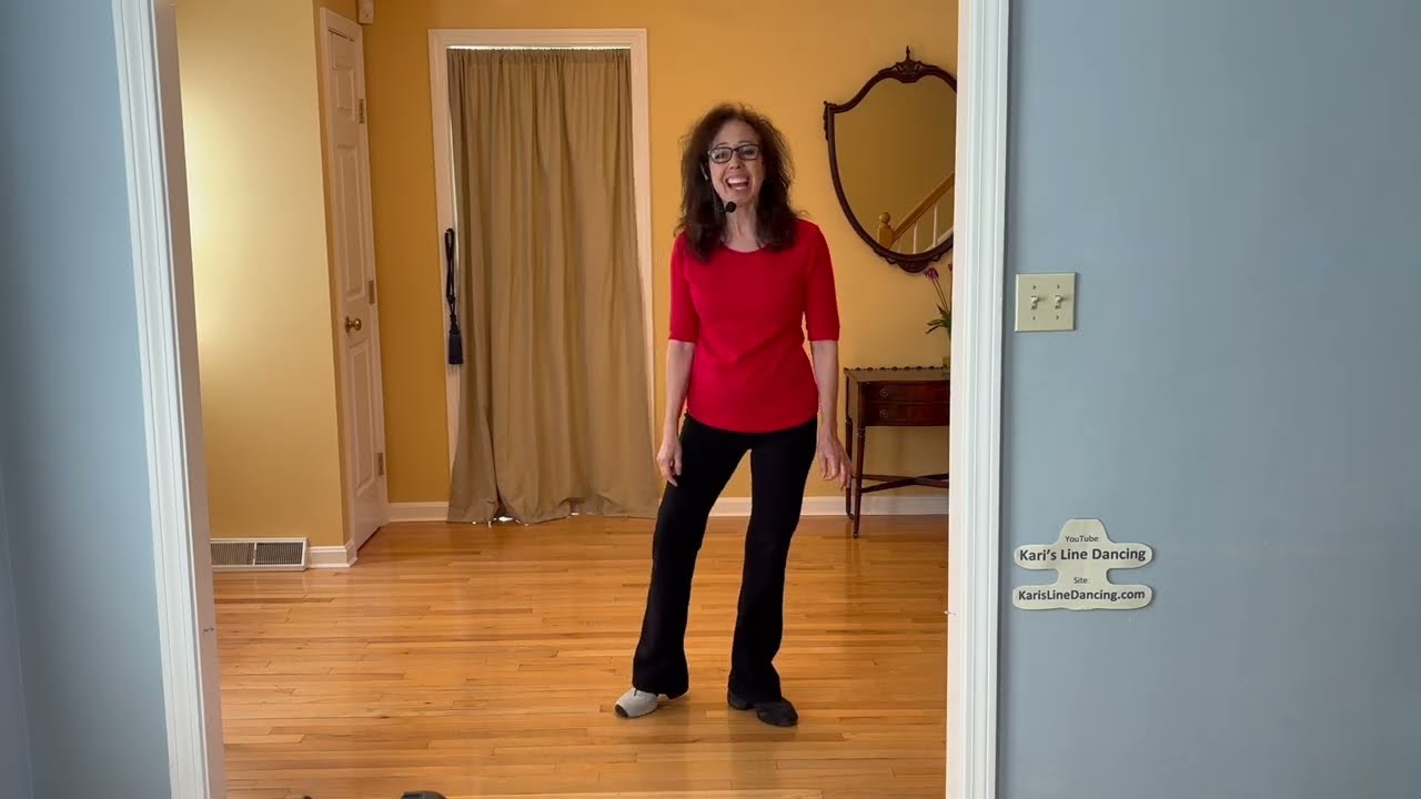 Evergreen - Lesson - L4 Line Dance (Click pop-up video at end for Dance-Along video with music)
