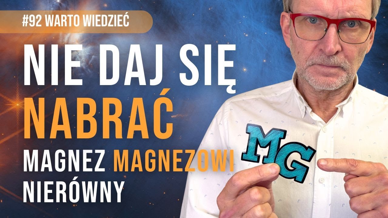 Sprawdź jaki bierzesz magnez. Przyswajalność magnezu zależy od wielu czynnik&oacute;w. #92 warto wiedzieć