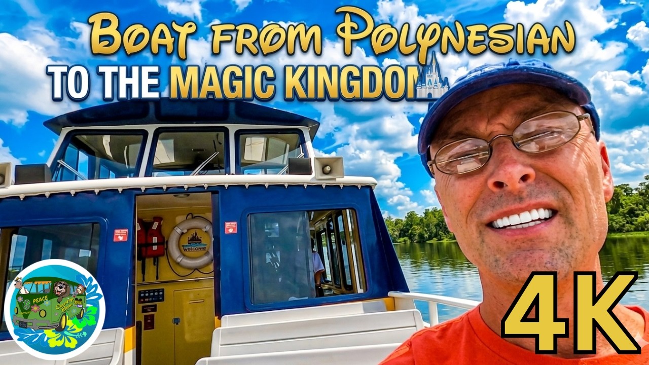 Disney Boat Ride To The Magic Kingdom From The Polynesian Resort 2023