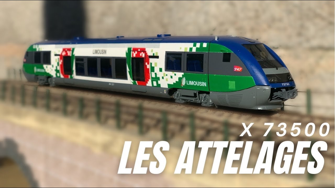 Changement d’attelages sur un autorail X73500 JOUEF
