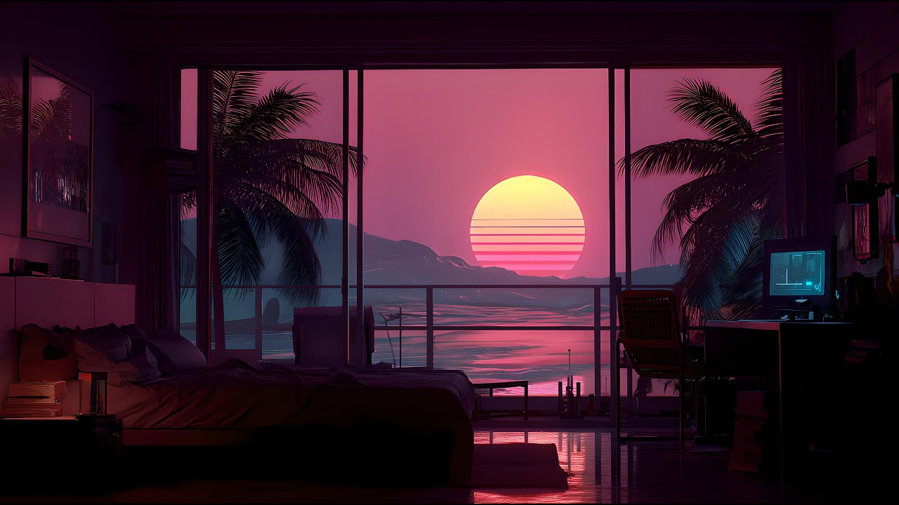 ＢＡＣＫ　ＴＯ　１９８５ [ Synthwave - Retrowave - Dreamwave Mix ] | Coastal Sunset Retreat