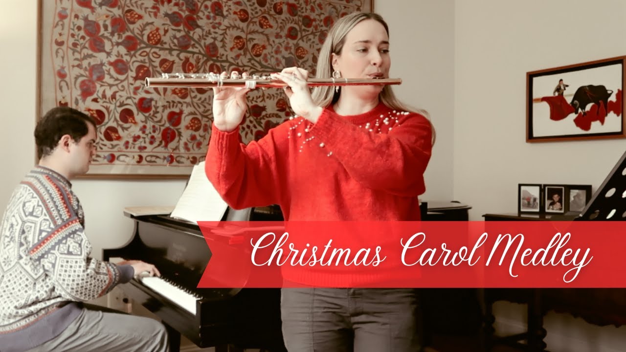 Medley of Traditional Christmas Carols for flute & piano ✨ 🎼 🎄