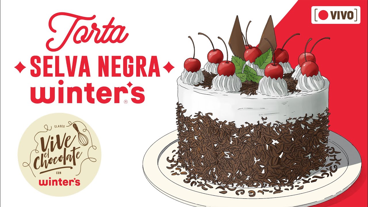 ¡Haz una TORTA SELVA NEGRA en casa! #ViveElChocolate 🍫😍🍫