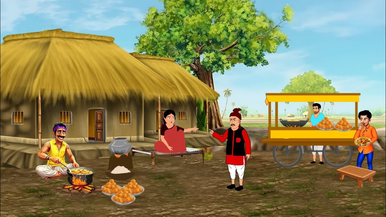गरीब हलवाई और उसका भाग्य | Garib Halvai | Hindi Animated Story | Moral Stories |Cartoon Story