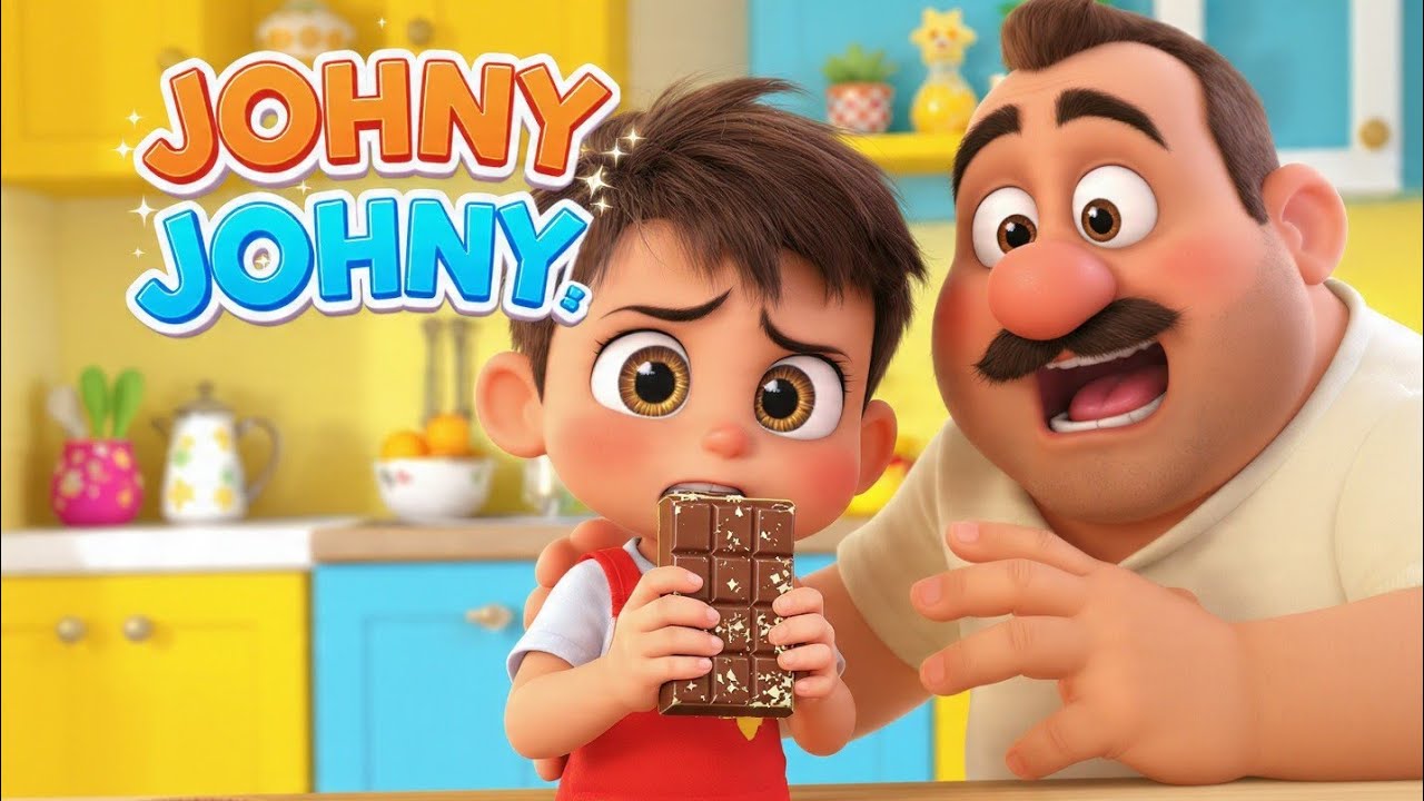 Johny Johny Yes Papa Song 🍬🍫 | Fun Nursery Rhymes for Children