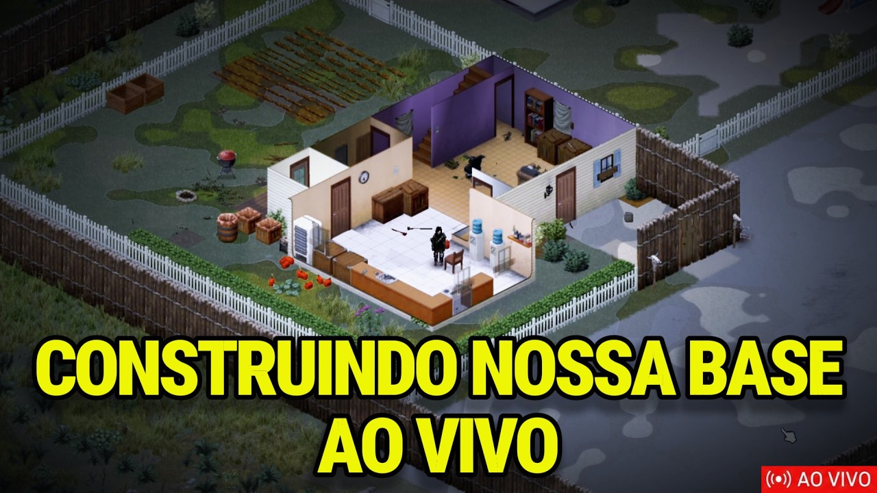 O INVERNO TÁ CHEGANDO? Decorando a Base e Caçando Animais  AO VIVO - Vem conversar!(Aceito dicas)