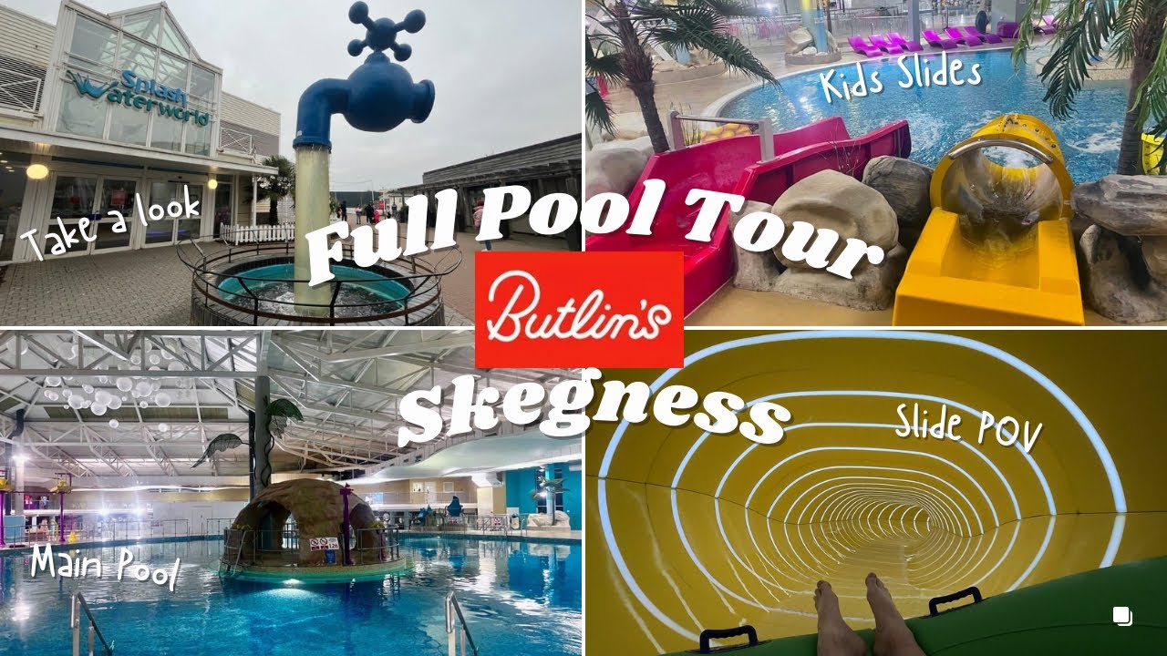 Exclusive Tour Around Butlins Skegness Splash Water World | Indoor Pools & Slides | Slide POV