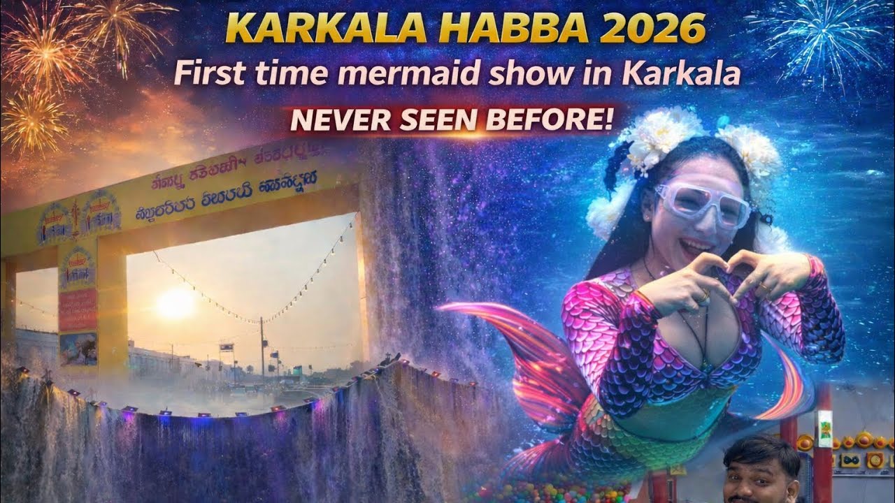 Never Seen Before in Karkala😍 || Mermaid Show & Waterfalls 2026🔥