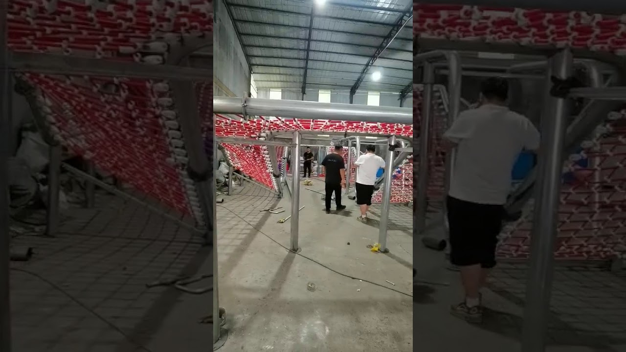 How to install the rope climbing outdoor playground?