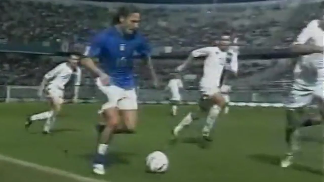 Francesco Totti contro la Slovenia 2005 ● Masterclass di dribbling e regia